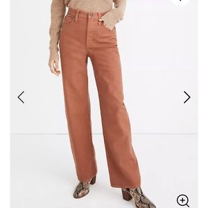 Madewell Slim Wide Leg Pants, full length